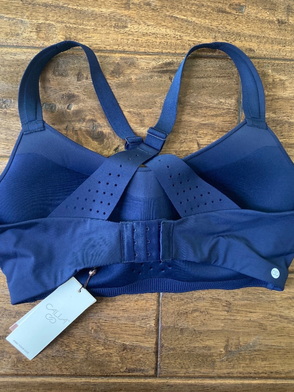 CALIA Empower Sports Bra Women’s 36D Blue Crossback High Support Athletic - Picture 2 of 4